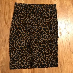 Madewell cotton stretch skirt